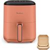 Moulinex Easy Fry POP TERRACOTTA 5L, air fryer, fino a 6 persone, 10 programmi intuitivi, touch screen digitale, risparmio di tempo ed energia, EZ245TF0