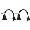 Duttek Cavo adattatore USB 3.0 a USB 2.0, USB 3.0 a USB 2.0, cavo adattatore per scheda madre USB 3.0 maschio a 9 pin USB2.0 femmina adattatore convertitore da 6 pollici/15 cm (confezione da 2)