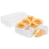 Tescoma 630932 Delicia Tagliabiscotti per Frollini Tradizionali, Plastica, Giallo/Bianco