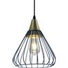 GTV Sospensione GTV TESS, plafoniera, 2578, AC220-240V, 50/60Hz, 1*E27, IP20, DIAMETRO 24 CM, singolo, blu