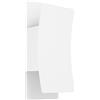 Eglo Montarello - Lampada da parete a LED per esterni, con interruttore DIP, in metallo di colore bianco, caldo, neutro, freddo, IP44