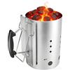 GFTIME Ciminiera di Accensione per Weber con Maniglia di Sicurezza,30 cm H e 19 cm Dia, Motorino d'avviamento, Accessorio per BBQ per Weber 7416, Barbecue ad Avvio rapido per Campeggio e grigliate.