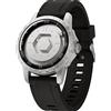 EUTOUR Orologio Magnetico da Uomo Cuscinetto a Sfera Moda Semplice Nessun Vetro Quarzo Orologi da Polso da Uomo 42mm Cinturino in Silicone Argento