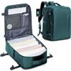 SZLX Zaino Ryanair 40x30x20 Sottovuoto con Pompa Zaino Ryanair 40x30x20 Donna Zaino da Viaggio Wizzair Bagaglio a Mano Uomo per Laptop da 14 Pollici Borse da Cabina Easyjet con Porta Scarpe
