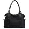 NICOLE & DORIS Donna Borsa Bagagli Borse Sportive Borsa Tote da Viaggio Borsa Shopping Grande Capacità Borsa Weekend Impermeabile Palestra, nero, L