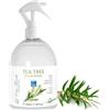 bleu & marine Bretania Idrolato all Albero del Tè ● Tonico Acqua Floreale Distillata di Tea Tree ● Detersione Tutto Naturale Regola la pelle grassa, problemi di pelle 500 ml