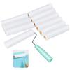 Xujinsongg 10 Pezzi Set Rulli Pittura Piccoli,Set Rullini per Vernici,Rulli in Schiuma per Pittura Pareti,Mini Rullo Pittura con Manico per Pitturare,Ideale per Vernici,Decorazione Casa e Fai da Te (160 * 34mm)