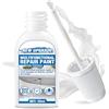 Paistely Vernice per riparazione smaltata, 30 ml, colore bianco, per la riparazione di piccoli difetti, graffi e crepe nelle vasche da bagno e nei lavandini in ceramica