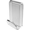 Agplex Appendi Accappatoio Bagno in vetro acrilico Plexi. Gancio Accappatoio Doccia senza forare, Porta Asciugamani Bagno trasparente e moderno, Ideale per Box Doccia 26-30mm - Made in Italy