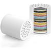 Gmili 2 Pack Filtro Doccia di Ricambio Cartuccia 36 Fasi, Universale Filtro Anticalcare Doccia Cartuccia per Doccia ad Alto Rendimento per Rimuovere Cloro, Fluoro, Calce e Altri Depositi in Acqua Dura