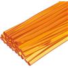 QUARKZMAN 30Pz Stick Colla a Caldo Mini per Pistola per Colla, 8 x 0.28 Colla a Caldo Bastoncini Piccoli Ricariche per Lavori Artistici Fai Da Te, Arancione