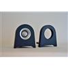 JBL Supporto Tweeter 075 077 2402 2405 coppia solo supporto noce Set di 2 Nero