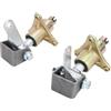 KIMISS Go Knuckle STERZO Anteriore Kart e Mozzi Ruote Anteriori per Prigionieri 3 per Pneumatici 6 Pollici ATV Quad Bike