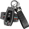ATFIGII Custodia Chiave compatibile con Mercedes Cover per chiave per Classe A B C E S CLA CLS GLA GLC GLB C238 W205 W212 W213 W247 B250 EQA Guscio per la chiave Keyless 3 Tasti A-Nero
