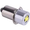 CHICIRIS Kit di Conversione a LED Mag Lite, 3W 6-24V P13.5S LED Ad Alta luminosità per Luce di Emergenza, Torcia di Ricambio per Torcia Elettrica