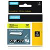 Dymo 19mm flexible nylon tape nastro per etichettatrice d1