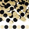 GORGECRAFT 500 pz di Paillettes Rotonde Piatte Da 25mm Paillettes Sciolte Nere Dorate con Foro Laterale per Lavori di Cucito Creazione di Gioielli Orecchini Abiti Da Sposa Ricamo Applique Abbellimento