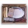 LAMARE Smudge - Kit di pulizia - 1 salvia californiana - 2 bastoncini di Palo Santo Perù - Conchiglia di perla con supporto - Sale dell'Himalaya - Kit di pulizia e purificazione.