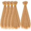 DICOSMETIC 5 Pezzi Parrucca di Bambola Capelli di Bambola 15.5cm Capelli Dritti Corti di Bambola in Fibra ad Alta Temperatura per Sostituzione dei Capelli di Bambola Artigianato Capelli Bambola