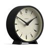 Jones Clocks® Venus Orologio da scrivania | Design moderno a tondo | Nero | Stile retrò per scaffale, tavolo, camino o comodino