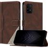 JayModCase Custodia per Samsung Galaxy A91 / S10 Lite /M80S,Flip Custodia Portafoglio Caso Libro con Magnetica | porta carte di credito | Supporto Stand - Marrone