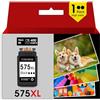 TODOINK PG575XL Nero Cartucce d'inchiostro PG-575XL cartucce 575 nero per canon 575 xl per TS3550i TS3551i TS3750i TS3751i TS3752i TR4750i TR4751i TR4755i TR4756i (1 Nero)