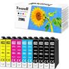 Yowell Confezione multipla da 10 cartucce 29XL compatibili con Epson 29 29XL per Expression Home XP-342 XP-332 XP-345 XP-442 XP-445 XP-432 XP-245 XP-235 XP-335 XP-435 XP-247