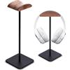Vegena Supporto Per Cuffie In Legno,Supporto Per cuffie Con Vassoio,Supporto Per Cuffie Da Gioco,Stand Headset Da Gaming Per Cuffie Da Gioco,Cuffie Da Desktop(Nero)