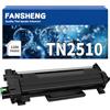 FANSHENG TN-2510 TN2510 HL-L2400DW toner Cartuccia compatibile con Brother TN2510 per L2400DWE L2445DW, DCP-L2627DWXL L2620DW, MFC-L2860DWE L2800DW L2835DW L2827DWXL Stampante 1200 Pagine (1 nero)