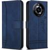 Bravoday Cover per Realme 11 PRO 5G / Realme 11 PRO Plus 5G, Flip Custodia in Pelle PU con Slot per Schede, Portafoglio Custodia per Realme 11 PRO 5G / Realme 11 PRO Plus 5G, Blu