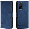 Bravoday Cover per Xiaomi Mi 10T 5G / Xiaomi Mi 10T PRO 5G, Flip Custodia in Pelle PU Portafoglio Custodia per Xiaomi Mi 10T 5G / Xiaomi Mi 10T PRO 5G, con Slot per Schede, Blu