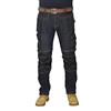Prime Pantaloni da Lavoro da Uomo Pantaloni da Lavoro Cargo da Combattimento BLJ-02 (BLUE-006, 30W X 30L)