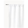 Westwing Collection Tenda semitrasparente in lino con multibanda Shelly, larg. 280 cm - Bianco