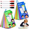 Hpbaggy 1 x 1 schede educative monouso, 1 x 1 gioco di apprendimento matematica, con 4 penne cancellabili, per moltiplicazione e divisione, con fogli di esercizio, divertimento per imparare una tantum