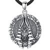 EUDORA Harmony Ball Collana Anubis in Argento Sterling per Donna Uomo, Medaglia Anpu Dio Inferiore Egiziano Ossidato Regalo Gioielli Regalo per Ragazze Ragazzi, 24 Pollici Cavo Nero