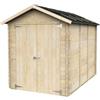 Alce Casetta in legno da giardino alce fiamma in abete 178x273x226 cm