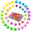 Piacolnic 100 Pezzi Fermagli per Capelli a Farfalla, Simpatico Fermagli per Capelli a Forma Di Fiore, Mini Piccoli Mollette Capelli a Farfalla Antiscivolo Pinze Donna Mollette Capelli Bambinaper Bambini Donne