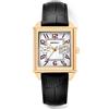 BERNY Orologi Quadrati da Uomo Orologio al Quarzo Rettangolare Calendario Cinturino in Pelle