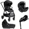 Joie Trio Passeggino Valora, Calmi R129, I-level Pro e Base Encore - Eclipse