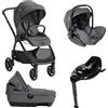 Joie Trio Passeggino Valora, Calmi R129, I-level Pro e Base Encore - Ebony