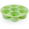 Muitomas Stampo Muffin in Silicone per Friggitrice ad Aria, Dimensioni 17,5×17,5×4 cm, Antiaderente, Riutilizzabile, Resistente al Calore, Per Cupcake e Dolci, Blu Ottanio