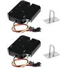 SG Store 2 Set Armadietti Di Controllo Elettrico Serratura Magnetica DC 12V 2A Di Blocco 25,5 Mm Per Sistema Di Controllo Accessi Porta Piccola Serratura Per Armadietto