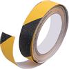 Clyhon Nastro Antiscivolo Giallo-Nero 5 m x 2 cm, Strisce Antiscivolo per Scale Esterne Interne, Nastro Adesivo Antiscivolo per Gradini, Antiscivolo Scale Giallo-Nero