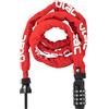 ULAC - Lucchetto Pitone a Combinazione 52nd Street | Catena Antifurto da 4 Millimetri | Acciaio Temprato da 120 Centimetri | 10.000 Combinazioni | Scooter, Moto, Biciclette