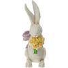 HERVIT Coniglietto Con Tulipani Gialli 21 Cm