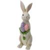 HERVIT Coniglietto Con Tulipani Multicolore 40 Cm