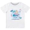Generico T-shirt in cotone adatto al compleanno 2 anni con tema sirena (Bianco, 3/4 anni)