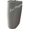 Fumagalli Applique Marta a 2 luci grigia in resina e policarbonato da esterno IP55 2XGU10/15