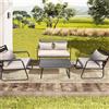 BuyBuy KIT TAVOLO POLTRONCINE E DIVANETTO DA GIARDINO