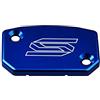 SCAR Coperchio Vaschetta Olio Freno Anteriore Compatibile con HUSQVARNA TE FE FC TC 14-26 KTM SX SXF EXC EXCF 05-26 SHERCO BREMBO SER SEFR 125 250 300 450 10-26 - Blu